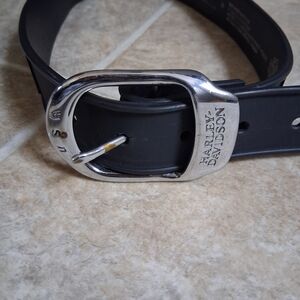 Harley-Davidson Black Belt with Silver Buckle
